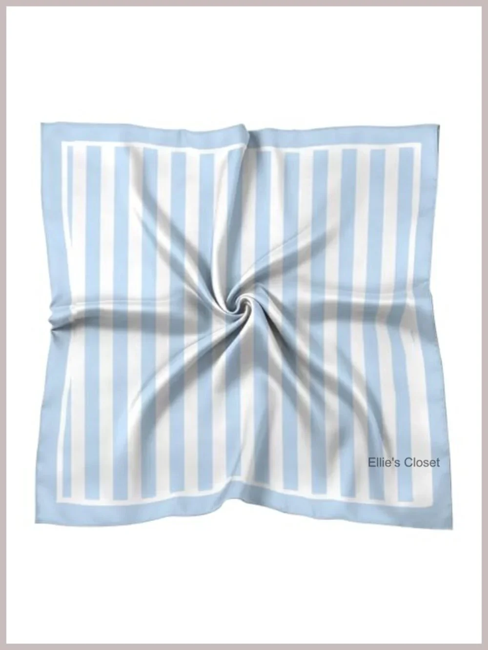 Silk Feeling Square Satin Headscarf Hair Wrap Bandana Trendy Aesthetic